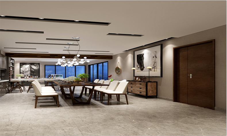 現(xiàn)代簡(jiǎn)約風(fēng)格別墅裝修設(shè)計(jì)效果圖-瀧景花園別墅365平米-別墅餐廳裝修設(shè)計(jì) 現(xiàn)代簡(jiǎn)約風(fēng)格別墅裝修設(shè)計(jì)效果圖-瀧景花園別墅365平米-別墅餐廳裝修設(shè)計(jì)