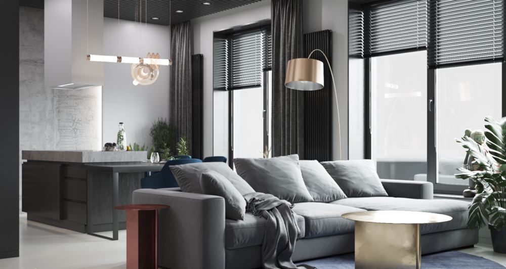 深圳市中信城開(kāi)·紅樹(shù)灣現(xiàn)代簡(jiǎn)約風(fēng)格三居室裝修案例