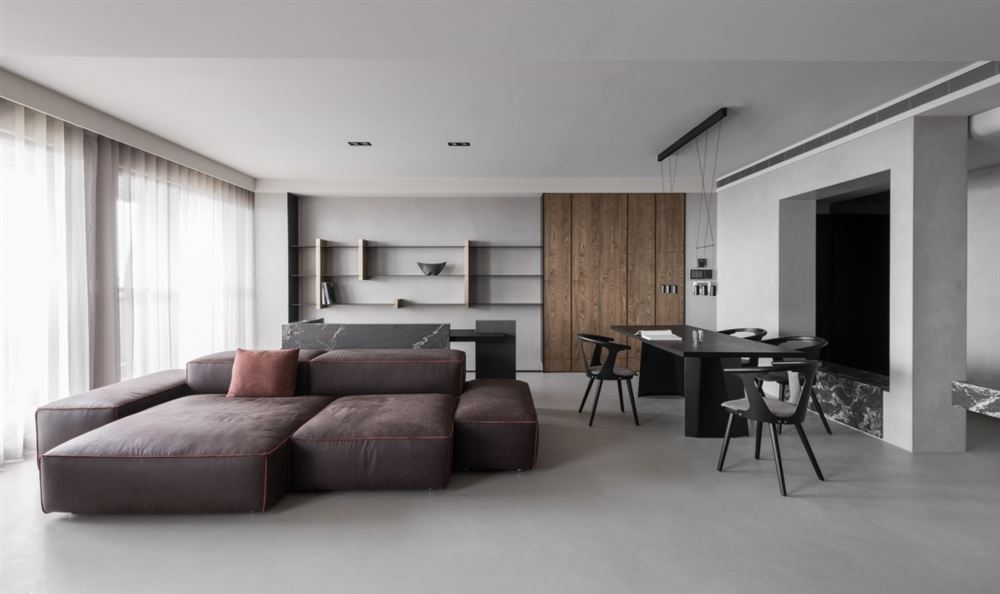 佛山市世茂弘陽(yáng)綠島湖公館現(xiàn)代簡(jiǎn)約風(fēng)格四居室裝修案例