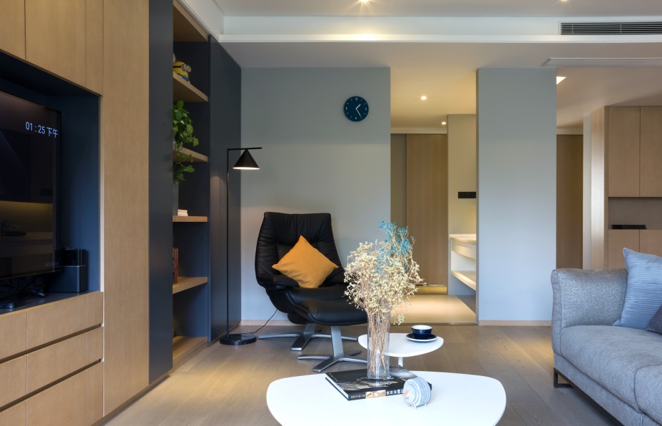 現(xiàn)代簡約風(fēng)格室內(nèi)家裝案例效果圖-客廳 現(xiàn)代簡約風(fēng)格室內(nèi)家裝案例效果圖-客廳