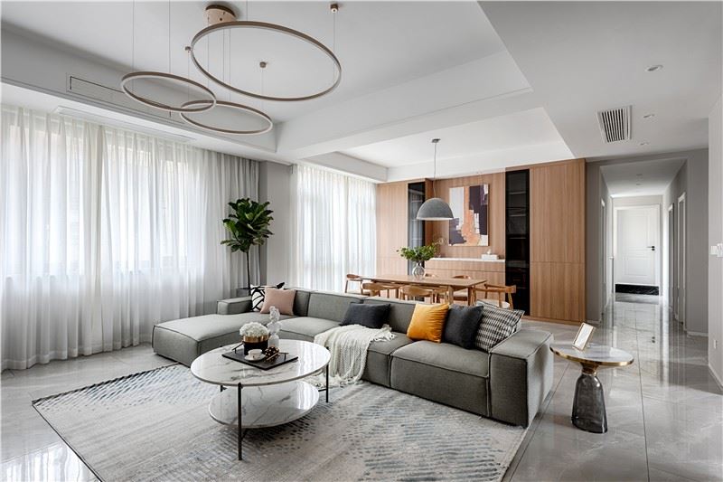 惠州市緣水岸北歐風格三居室裝修案例