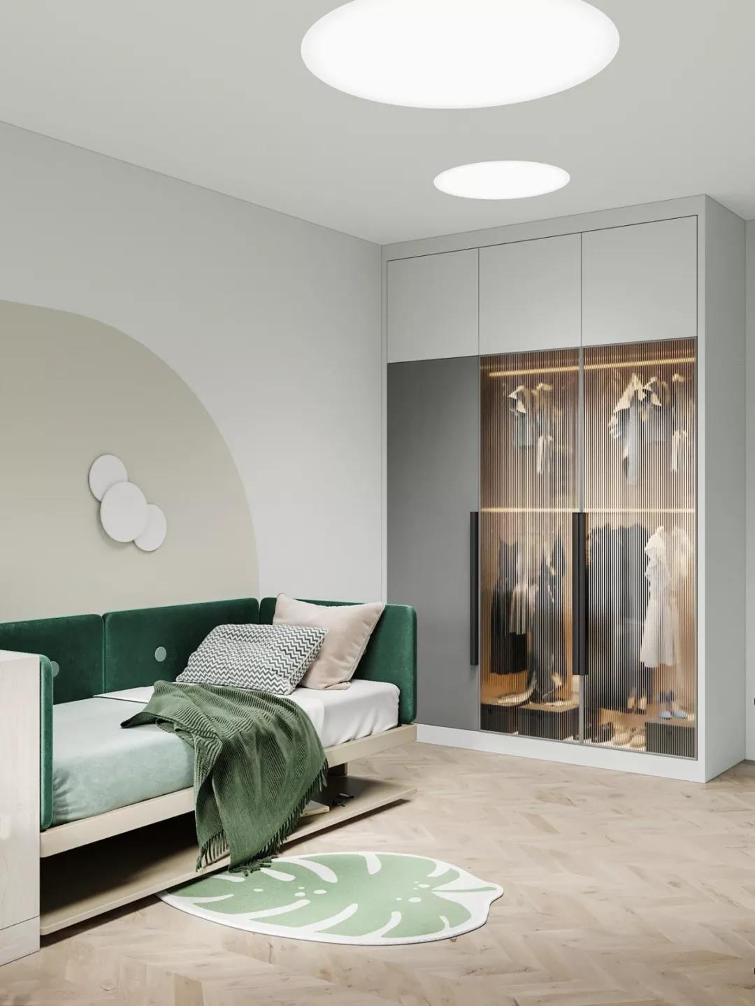 高級(jí)灰+原木色現(xiàn)代風(fēng)格室內(nèi)裝修設(shè)計(jì)效果圖-萬(wàn)達(dá)華府四居140平米-女兒房 高級(jí)灰+原木色現(xiàn)代風(fēng)格室內(nèi)裝修設(shè)計(jì)效果圖-萬(wàn)達(dá)華府四居140平米-女兒房