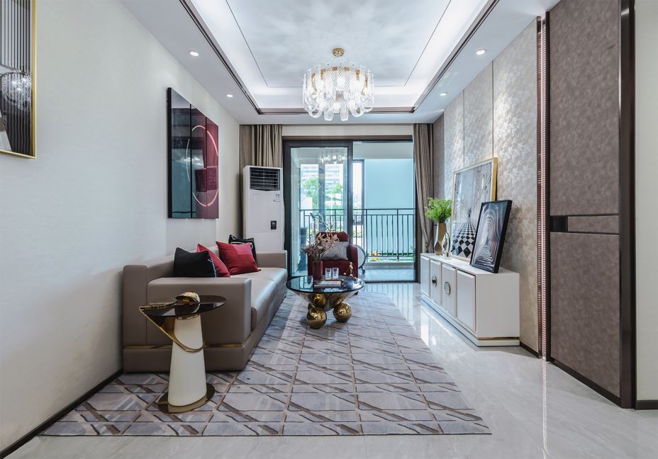 江門市碧桂園翡翠香堤輕奢風(fēng)格三居室裝修案例