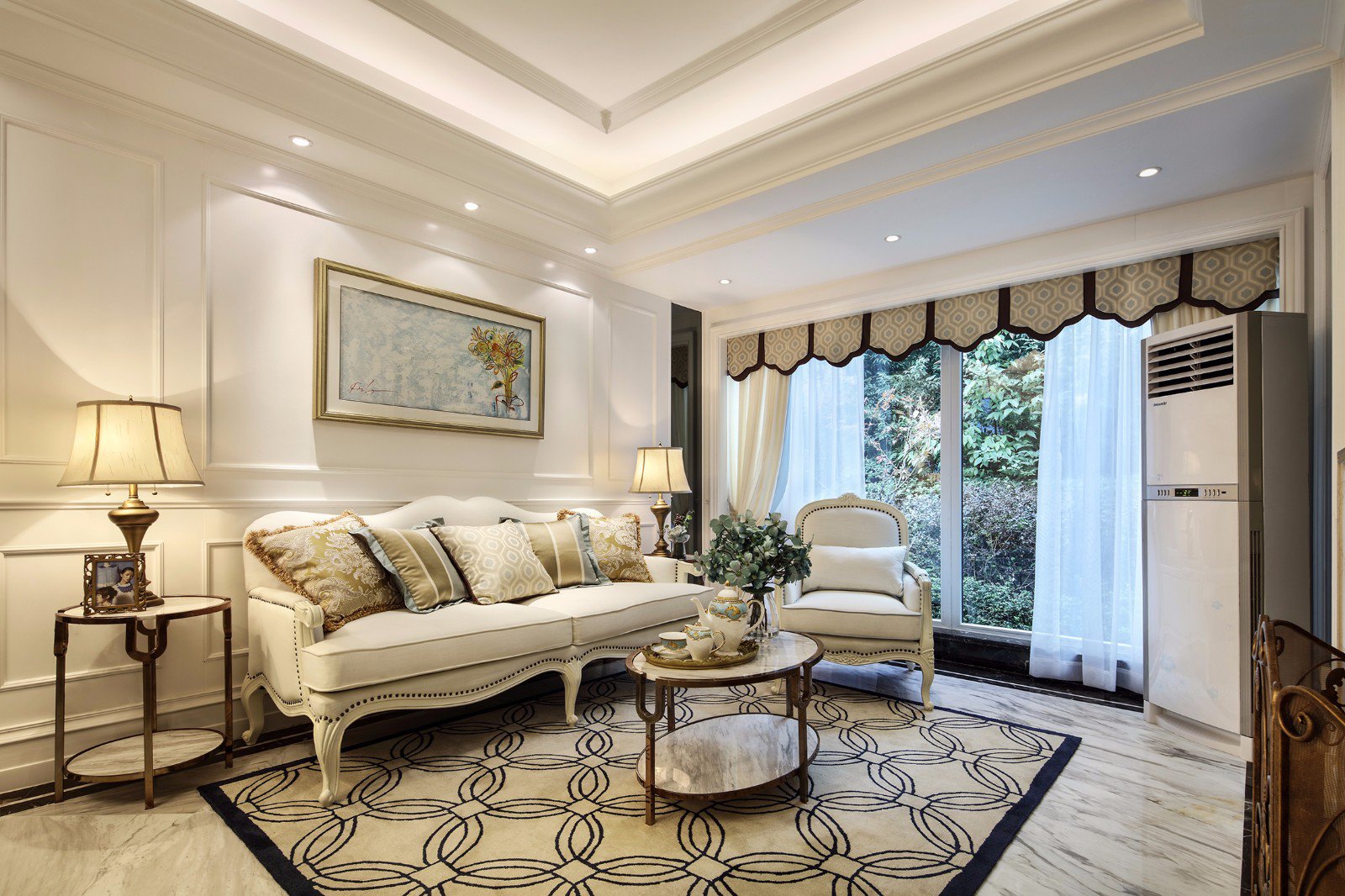 裝修案例歐式風格室內(nèi)裝修效果圖-客廳 裝修案例歐式風格室內(nèi)裝修效果圖-客廳