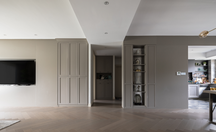 摩登復(fù)古風(fēng)格室內(nèi)家裝案例效果圖-走廊過道 摩登復(fù)古風(fēng)格室內(nèi)家裝案例效果圖-走廊過道