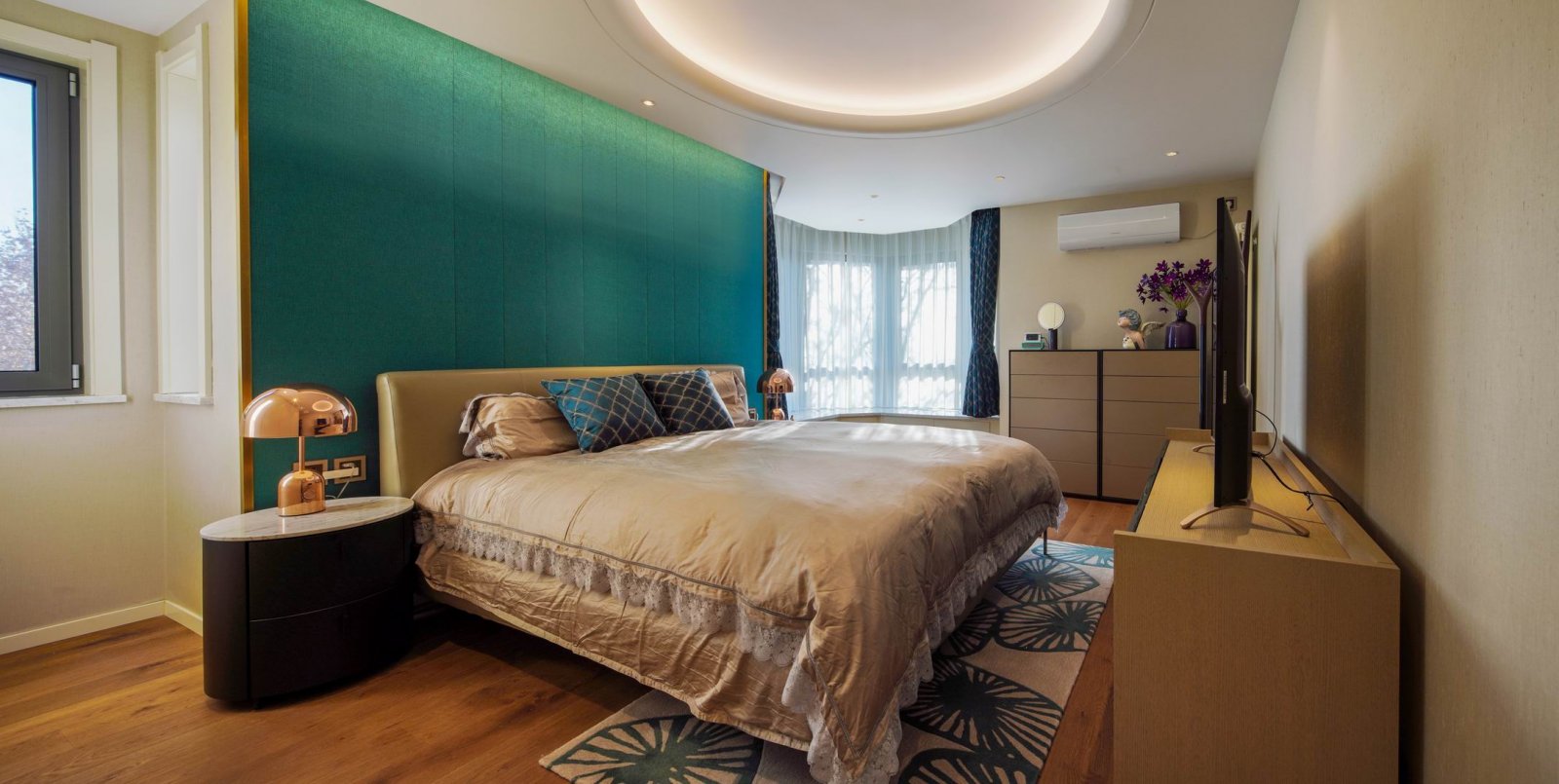 裝修公司輕奢風(fēng)格室內(nèi)裝修效果圖-臥室 裝修公司輕奢風(fēng)格室內(nèi)裝修效果圖-臥室