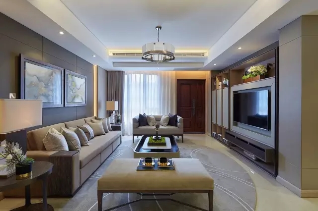 佛山裝修公司新中式風(fēng)格室內(nèi)裝修效果圖-客廳 佛山裝修公司新中式風(fēng)格室內(nèi)裝修效果圖-客廳