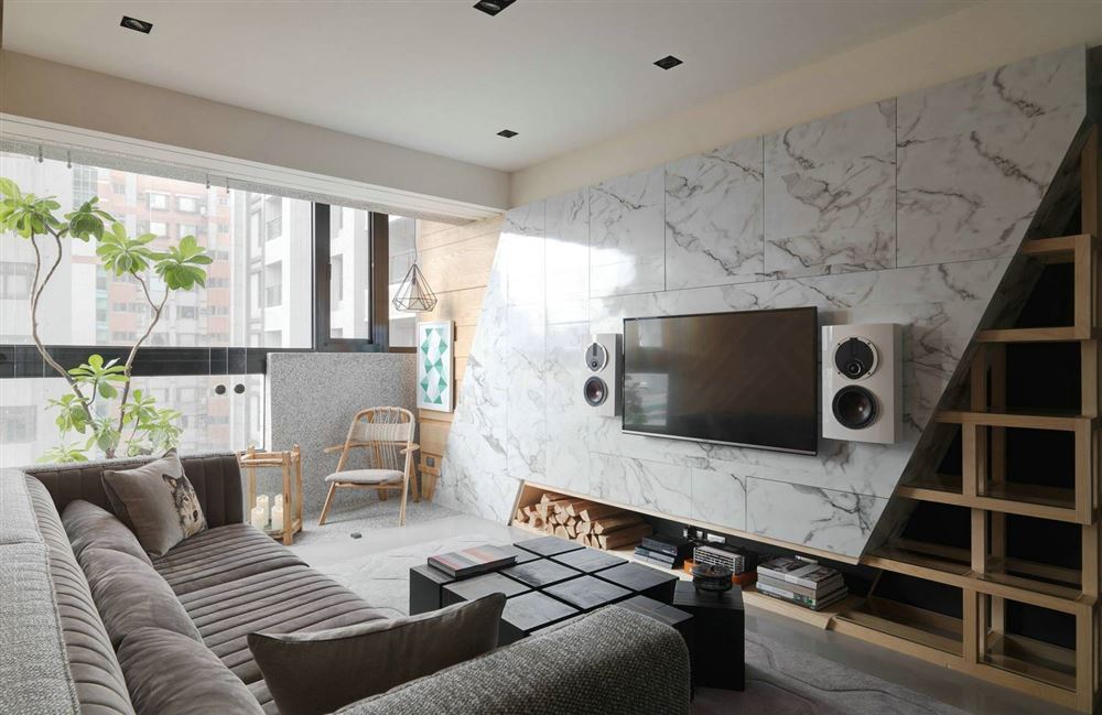 湛江市城市美林現(xiàn)代簡(jiǎn)約風(fēng)格三居室裝修案例