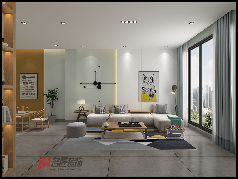 文萃景苑別墅280平米北歐風(fēng)格裝修案例-客廳 文萃景苑別墅280平米北歐風(fēng)格裝修案例-客廳