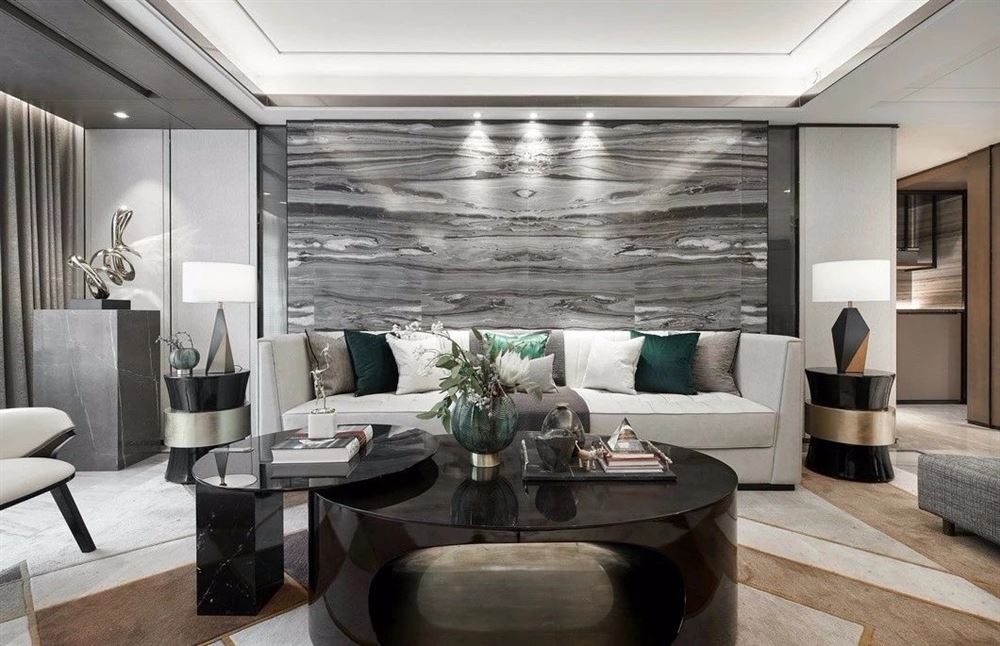 廣州市遠(yuǎn)東·御江豪庭輕奢風(fēng)格四居室裝修案例