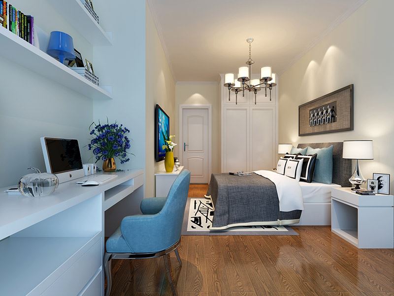 佛山市萬科金域水岸歐式風(fēng)格四居室裝修案例