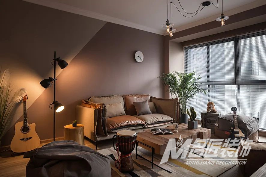 裝修案例復古工業(yè)風格室內(nèi)裝修效果圖-客廳 裝修案例復古工業(yè)風格室內(nèi)裝修效果圖-客廳