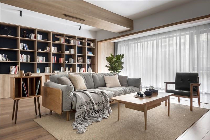 佛山市旭輝恒基鉑仕灣現(xiàn)代風(fēng)格二居室裝修案例