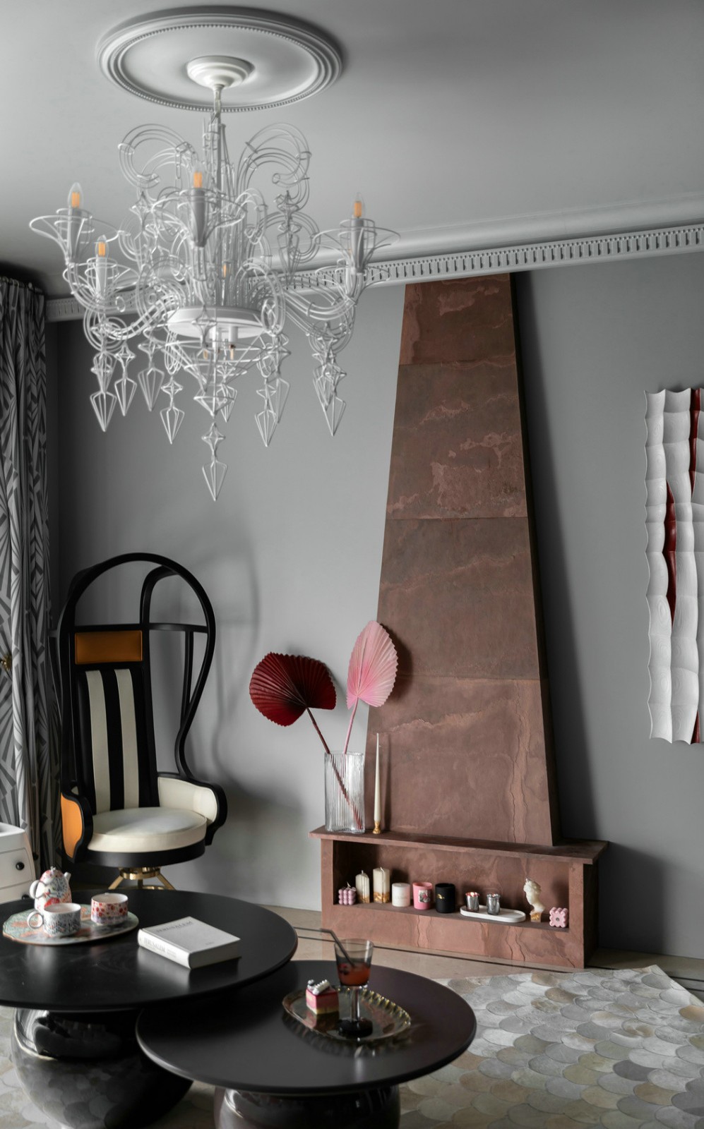 法式輕奢風(fēng)格家裝設(shè)計(jì)室內(nèi)裝修效果圖-客廳茶幾 法式輕奢風(fēng)格家裝設(shè)計(jì)室內(nèi)裝修效果圖-客廳茶幾