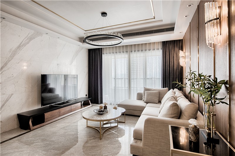 后現(xiàn)代港式風(fēng)格家裝設(shè)計室內(nèi)裝修效果圖-客廳 后現(xiàn)代港式風(fēng)格家裝設(shè)計室內(nèi)裝修效果圖-客廳