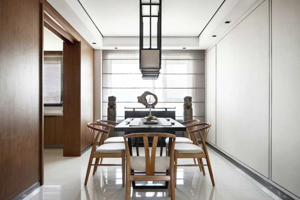 新中式風(fēng)格室內(nèi)設(shè)計(jì)家裝案例-餐廳 新中式風(fēng)格室內(nèi)設(shè)計(jì)家裝案例-餐廳