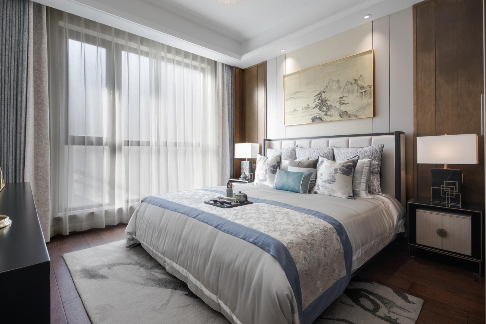 新中式風(fēng)格室內(nèi)設(shè)計(jì)家裝案例-臥室 新中式風(fēng)格室內(nèi)設(shè)計(jì)家裝案例-臥室