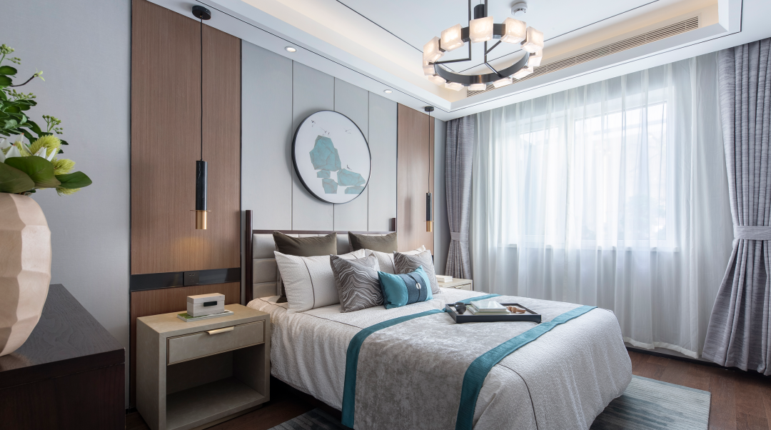 新中式風(fēng)格室內(nèi)設(shè)計(jì)家裝案例-次臥 新中式風(fēng)格室內(nèi)設(shè)計(jì)家裝案例-次臥