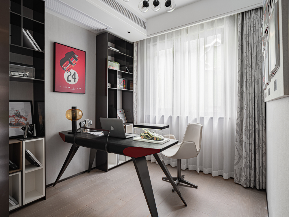 現(xiàn)代前衛(wèi)風格室內(nèi)設(shè)計家裝案例-書房 現(xiàn)代前衛(wèi)風格室內(nèi)設(shè)計家裝案例-書房