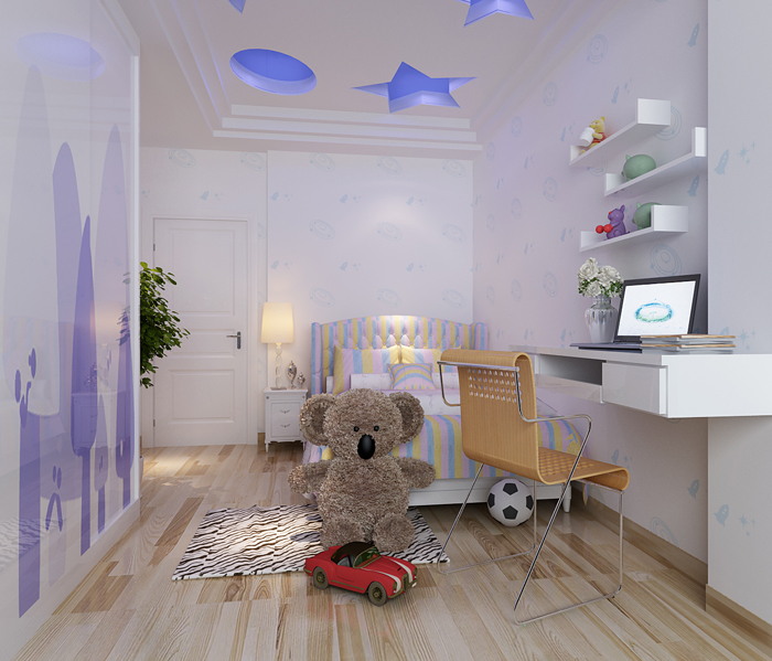 佛山裝修公司現(xiàn)代歐式風(fēng)格別墅裝修效果圖-兒童房 佛山裝修公司現(xiàn)代歐式風(fēng)格別墅裝修效果圖-兒童房