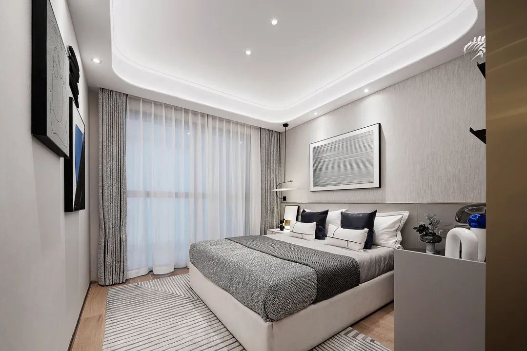 現(xiàn)代簡約風格室內(nèi)設計家裝案例-臥室 現(xiàn)代簡約風格室內(nèi)設計家裝案例-臥室