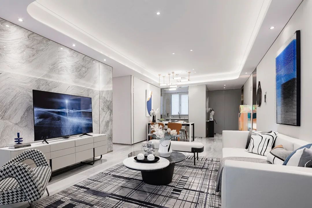 現(xiàn)代簡約風格室內(nèi)設計家裝案例-客廳 現(xiàn)代簡約風格室內(nèi)設計家裝案例-客廳