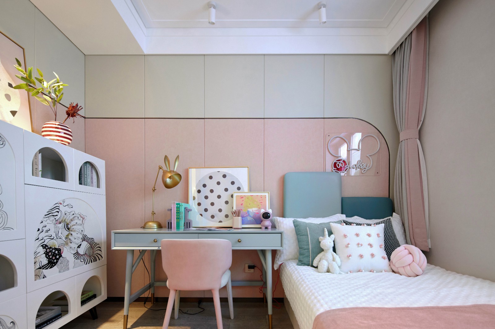 現(xiàn)代簡約風(fēng)格室內(nèi)設(shè)計(jì)家裝案例-兒童房 現(xiàn)代簡約風(fēng)格室內(nèi)設(shè)計(jì)家裝案例-兒童房