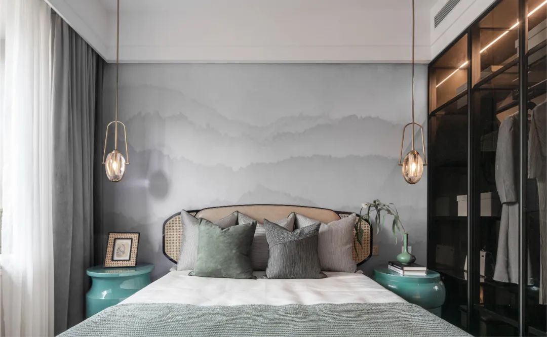 新中式風格室內設計家裝案例-臥室 新中式風格室內設計家裝案例-臥室