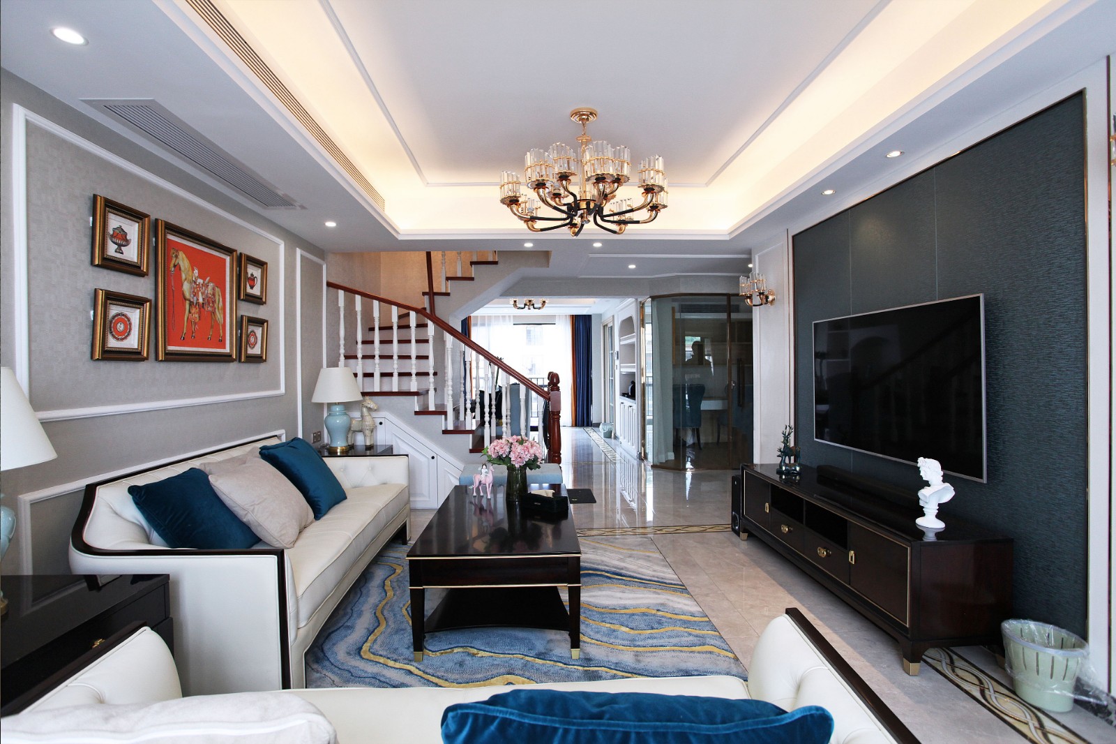 簡歐風格家裝設(shè)計室內(nèi)裝修效果圖-客廳 簡歐風格家裝設(shè)計室內(nèi)裝修效果圖-客廳