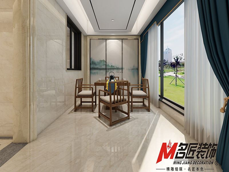 揭陽市言成盈悅?cè)A府現(xiàn)代風(fēng)格三居室裝修案例