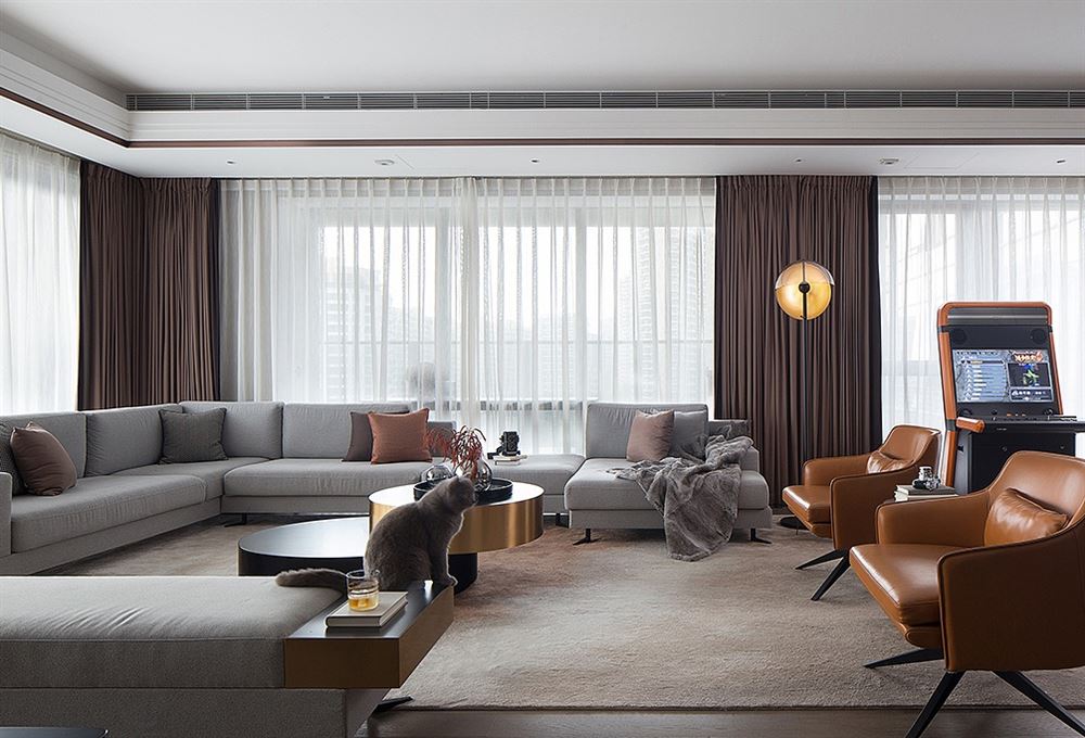 廣州市怡園小區(qū)輕奢風(fēng)格二居室裝修案例