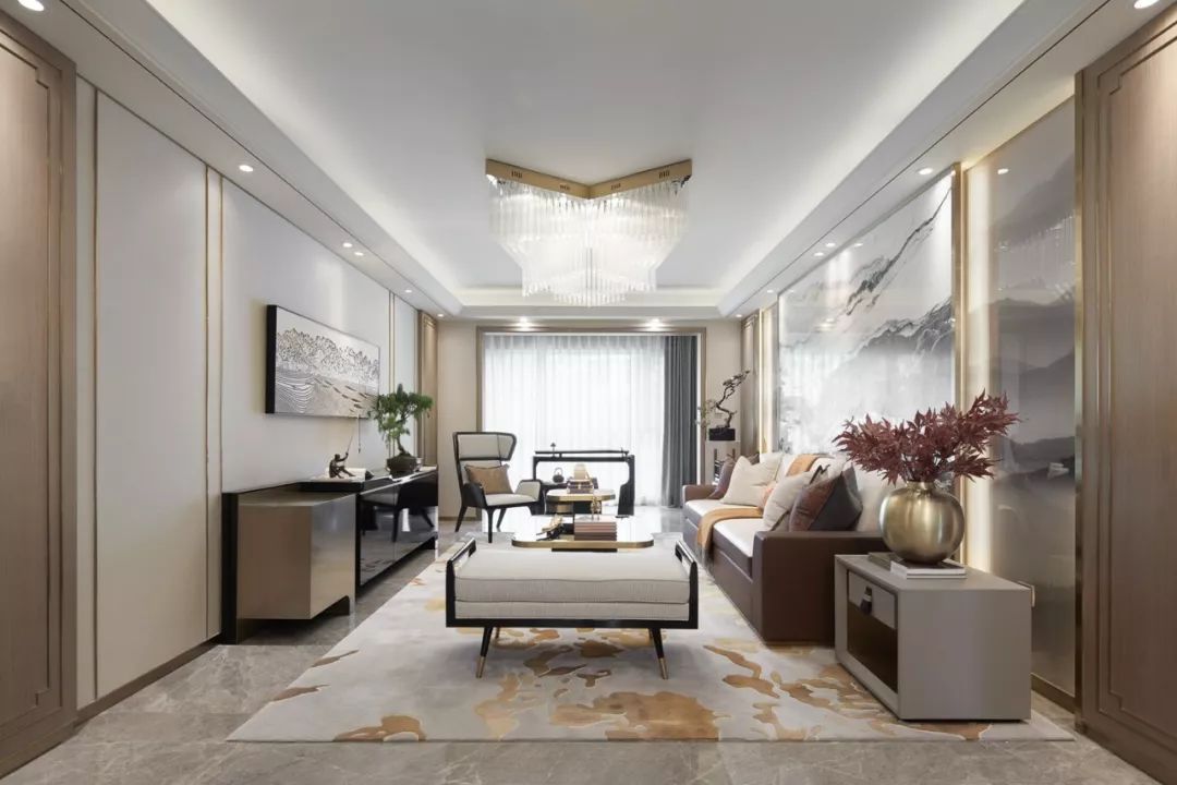 新中式風(fēng)格家裝設(shè)計(jì)室內(nèi)裝修效果圖-客廳 新中式風(fēng)格家裝設(shè)計(jì)室內(nèi)裝修效果圖-客廳