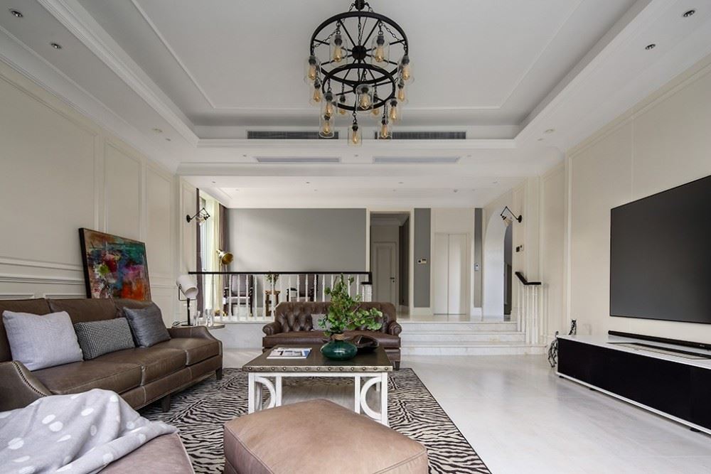 江門市伯爵半島美式風格別墅裝修案例