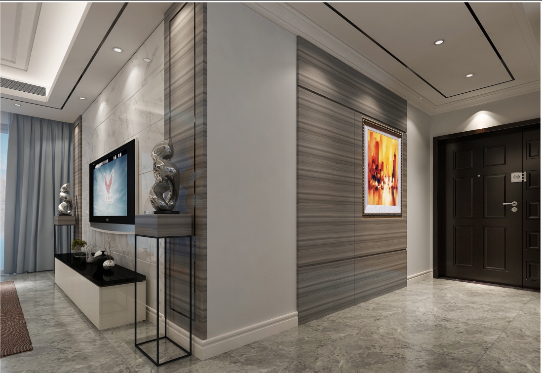 廣州市江山時代歐式風(fēng)格四居室裝修案例