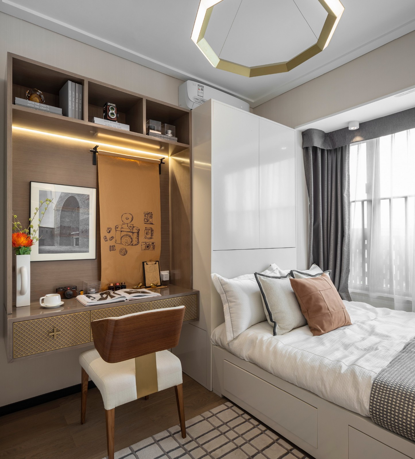 現(xiàn)代簡約風格室內(nèi)設計家裝案例-書房 現(xiàn)代簡約風格室內(nèi)設計家裝案例-書房