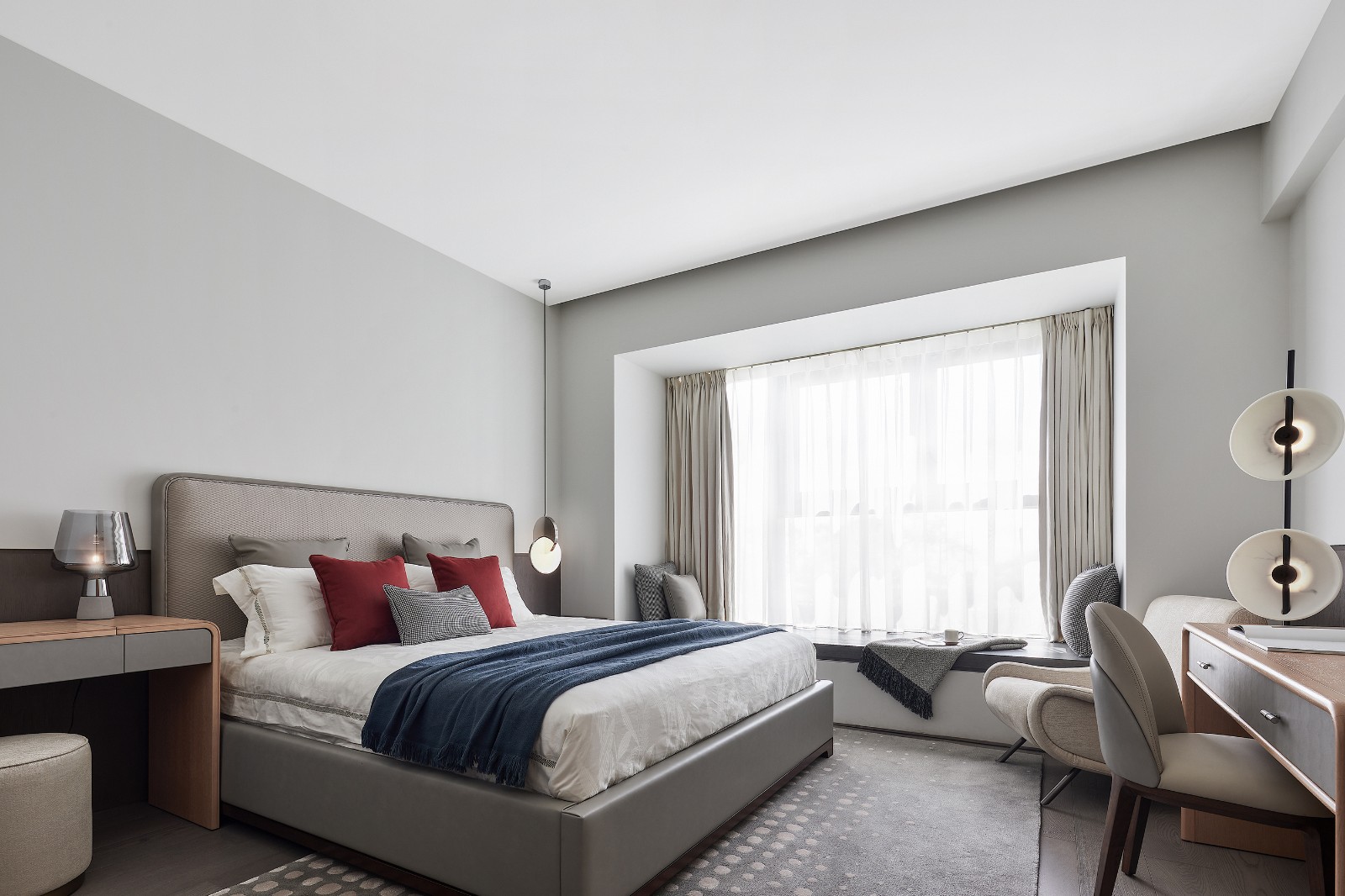 現(xiàn)代簡約風(fēng)格家裝設(shè)計室內(nèi)裝修效果圖-臥室 現(xiàn)代簡約風(fēng)格家裝設(shè)計室內(nèi)裝修效果圖-臥室