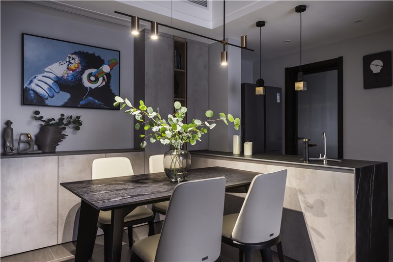 裝修案例現(xiàn)代輕奢風(fēng)格室內(nèi)裝修效果圖-餐廳 裝修案例現(xiàn)代輕奢風(fēng)格室內(nèi)裝修效果圖-餐廳