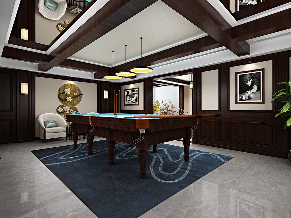 美式輕奢風格室內(nèi)裝修設計效果圖-恒大濱江左岸四居133平米-室內(nèi)休閑室裝修設計 美式輕奢風格室內(nèi)裝修設計效果圖-恒大濱江左岸四居133平米-室內(nèi)休閑室裝修設計