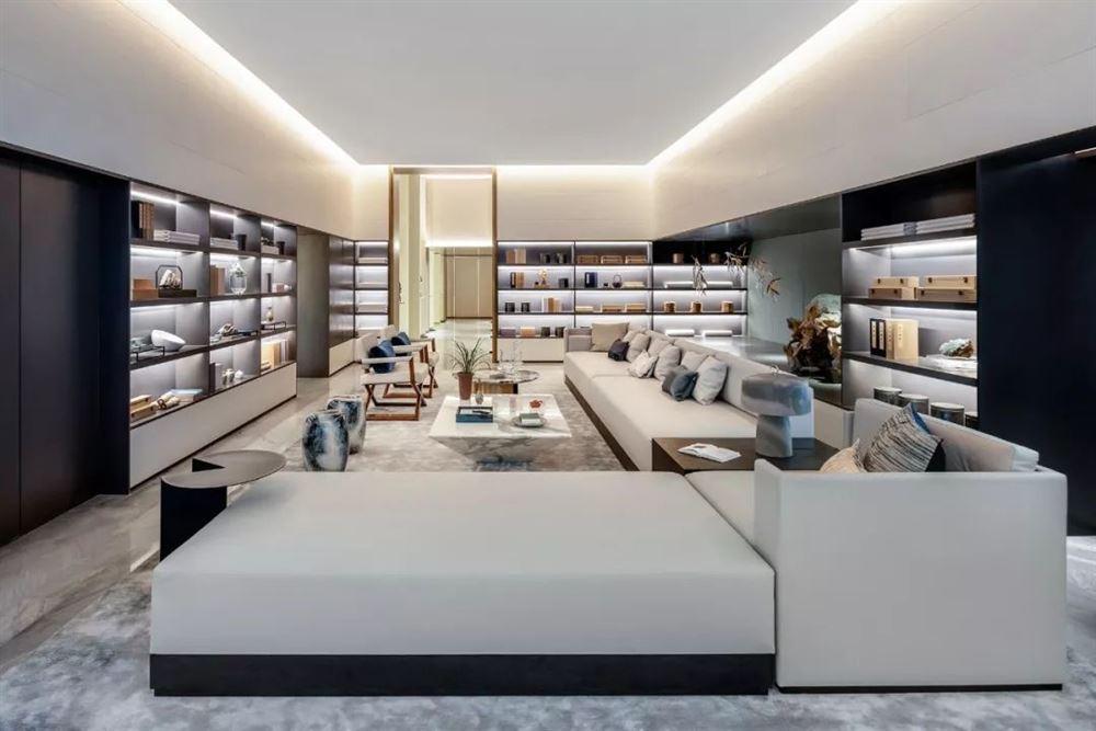 江門市保利大都會(huì)新中式風(fēng)格四居室裝修案例