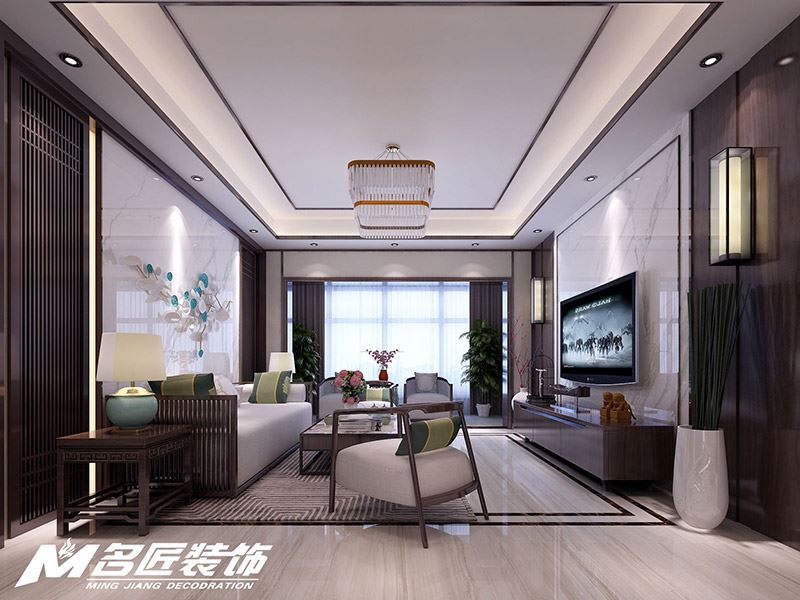 佛山市中建順控&middot;云熙悅城歐式風(fēng)格三居室裝修案例