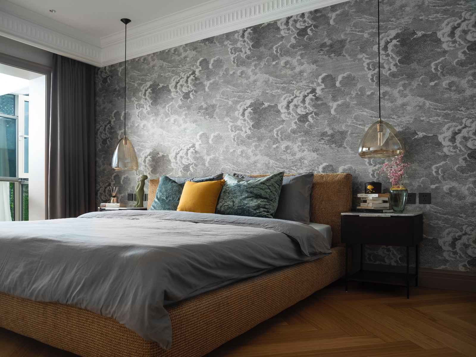 現(xiàn)代美式風(fēng)格家裝設(shè)計(jì)室內(nèi)裝修效果圖-臥室 現(xiàn)代美式風(fēng)格家裝設(shè)計(jì)室內(nèi)裝修效果圖-臥室