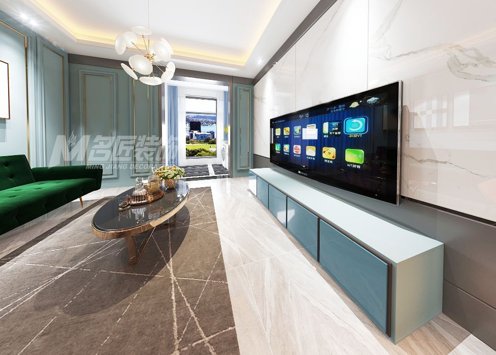 小戶型北歐輕奢室內(nèi)裝修設(shè)計(jì)-客廳 小戶型北歐輕奢室內(nèi)裝修設(shè)計(jì)-客廳