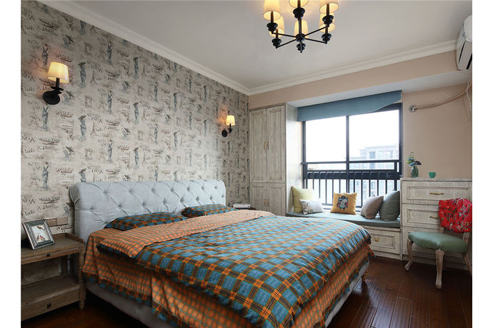 廣州裝修公司美式風格室內(nèi)裝修效果圖-臥室 廣州裝修公司美式風格室內(nèi)裝修效果圖-臥室