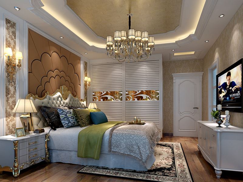 佛山市時代愛車小鎮(zhèn)(佛山)歐式風格四居室裝修案例