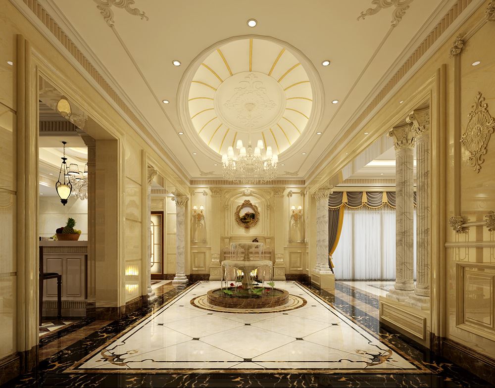 佛山市金茂綠島湖歐式風(fēng)格別墅裝修案例