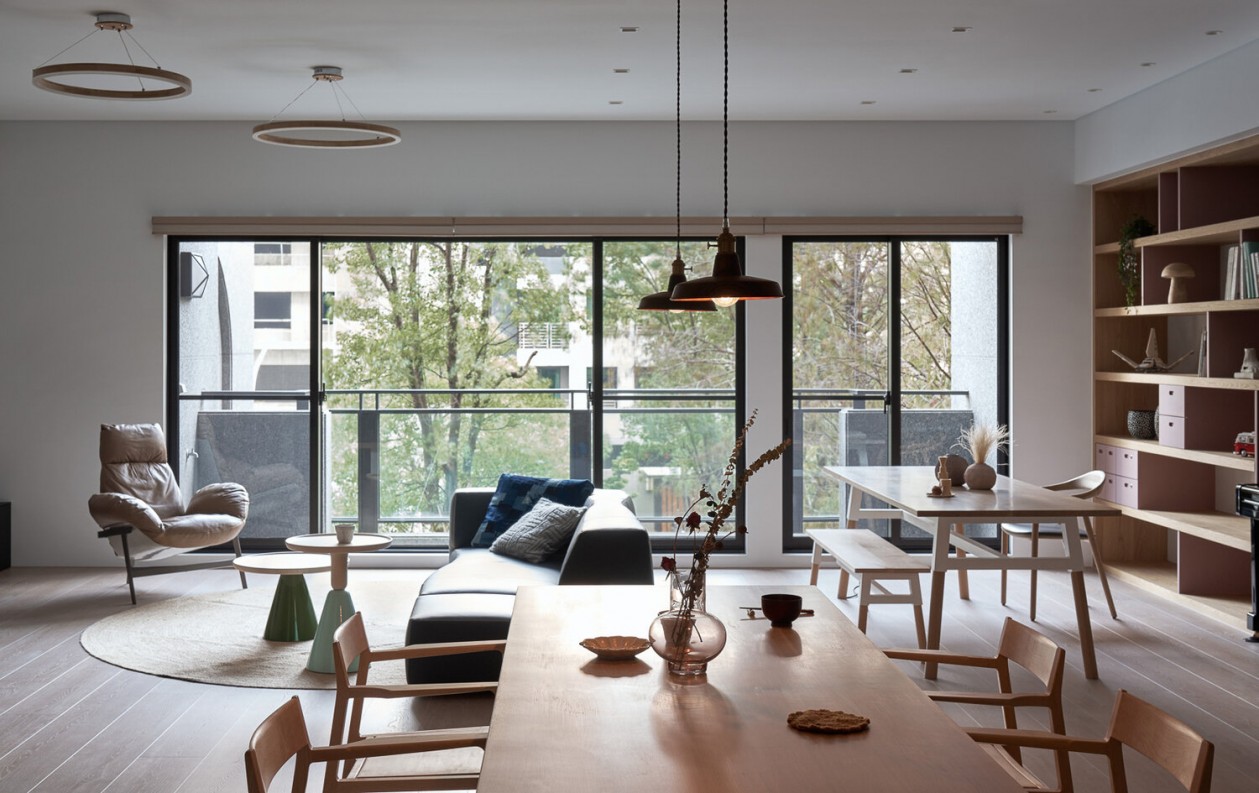 日式簡約原木風(fēng)格室內(nèi)設(shè)計家裝案例-客餐廳 日式簡約原木風(fēng)格室內(nèi)設(shè)計家裝案例-客餐廳