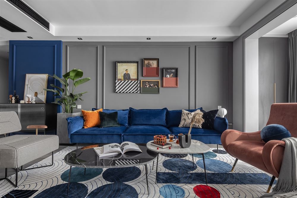 佛山市美的半島莊園輕奢風(fēng)格三居室裝修案例