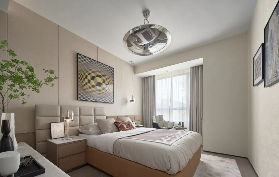 現(xiàn)代簡約風(fēng)格室內(nèi)設(shè)計(jì)家裝案例-次臥 現(xiàn)代簡約風(fēng)格室內(nèi)設(shè)計(jì)家裝案例-次臥