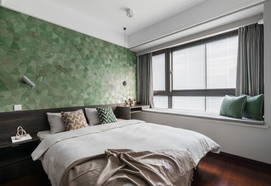 現(xiàn)代簡(jiǎn)約風(fēng)格室內(nèi)家裝案例效果圖-主臥 現(xiàn)代簡(jiǎn)約風(fēng)格室內(nèi)家裝案例效果圖-主臥