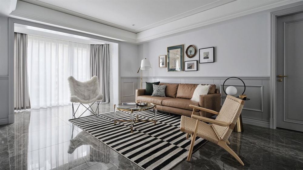 佛山市綠城桂語(yǔ)映月現(xiàn)代簡(jiǎn)約風(fēng)格四居室裝修案例